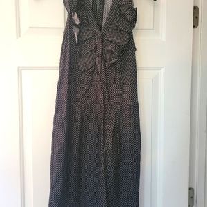 Black & white polka-dot Express dress